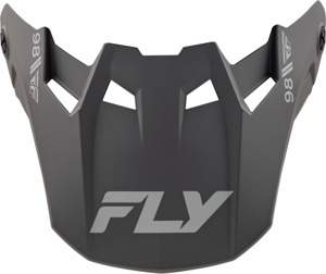 Fly Racing Formula CC Visor Matte Black/Grey XL/2X - Replacement visor for Fly Formula CC helmet