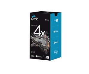 Cardo Freecom 4X Bluetooth Headset Duo - 4-way intercom Bluetooth headset duo, universal fit
