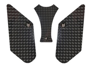Eazi-Grip Universal Large Oval Tank Grips Black - Large oval black tank grips for all bikes