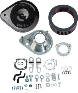 S&S Teardrop Air Cleaner Kit Black