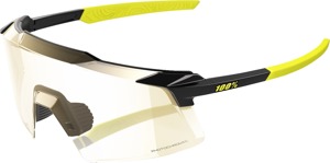 100% Aerocraft Sunglasses Photochromic Lens Black Adult One Size - Photochromic sunglasses, black frame, adult one size