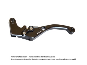 V3 2.0 Black Shorty Clutch Lever - For Suzuki Models