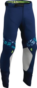 Thor Prime Aloha Pants Navy Aqua Men's Size 33 - In-boot off-road pants, Navy/Aqua, Men's 33