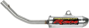 R-304 Shorty Aluminum Slip On Exhaust Silencer - For 99-02 KX125