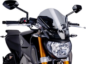 Puig Touring Naked Bike Windscreen Smoke