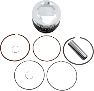 Wiseco Piston Kit 12.1:1 +0.5mm Fits YFM350 Warrior/Raptor '87-13