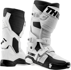 Radial Dirt Bike Boots - White Men's Size 8