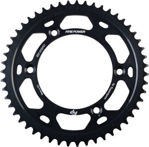 Fire Power Rear Steel Sprocket 51 Tooth Black For Kawasaki KLX125/KLX125L - 51T black rear steel sprocket For KLX125/KLX125L