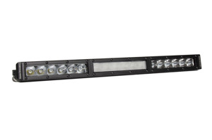 18 In LED Light Bar Single Row Straight Clear Combo Each Stage Series