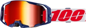 100 Percent Armatic Goggle Mirror Red Lens Offroad - Mirror red lens motocross goggle by 100 Percent