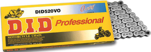 D.I.D 520VOX116FB Pro VO-Ring Chain 520 Pitch 116 Links - Pro VO O-Ring chain, 520 pitch, 116 links, universal