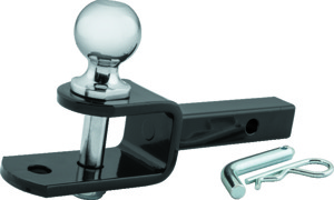 QuadBoss Hitch 1 1/4in Receiver, Black - 1-1/4in receiver hitch by QuadBoss
