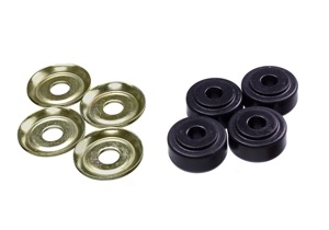 Black Shock Tower Bushing Set 7/8in Nipple by Energy Suspension