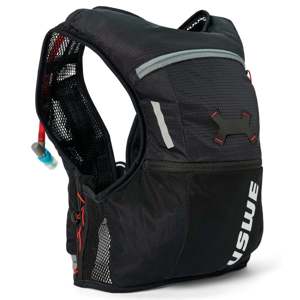 USWE Rush Bike Hydration Vest 8L Carbon Black Small - 8L hydration vest, Carbon Black, size Small