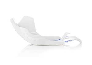 Acerbis Skid Plate White/Blue Fits 19-23 KTM EX450F/MC450F/SX-F450/XC-F450