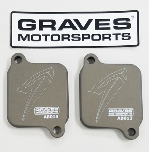 Graves Smog Block Off Plates Fits GSXR1000 01-18, GSXR600/750 00-05