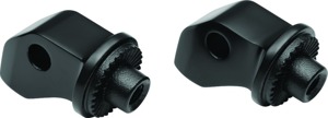 Kuryakyn Splined Front Peg Adapter Satin Black Fits 2015-2020 Scout
