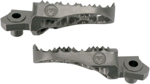Moose Silver Pro Footpegs Fits 10-20 Suzuki RMZ250 RMZ450