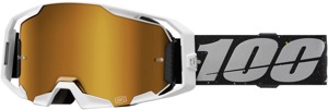 100-Percent Armatic Goggle True Gold Mirror Lens Rapidracer - Offroad motocross goggle with gold mirror lens