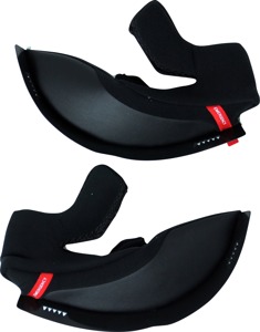 6D ATS-1R Helmet Cheek Pads Black XS-M 40mm - Cheek pads for 6D ATS-1R helmets XS-M, 40mm