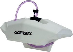 Acerbis Front Auxiliary Handlebar Fuel Tank 0.6 Gal White