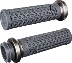 ODI Vans Signature TBW 1" Grips Graphite/Gun Metal Harley-Davidson - Lock-On grips in graphite for Harley-Davidson models