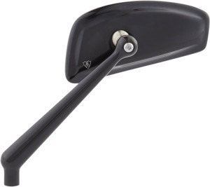 Arlen Ness Tearchop Black Left Mirror 510-004 Aluminum