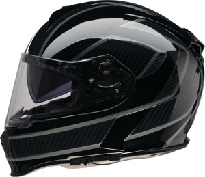 Z1R Warrant Amplify Helmet XL Black/Gray - Full face helmet with sun visor