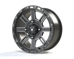 Bullite Lancer Wheel Gun Metal 15x7 4/137 5+2 - 15x7 Gun Metal wheel, 4/137 bolt pattern, 5+2 offset
