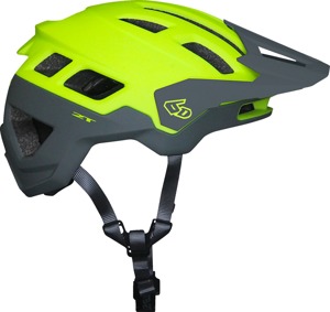 6D ATB-2T Ascent Bicycle Helmet M/L Gray Matte Fluorescent Yellow - Unisex bicycle helmet, M/L, Gray/Fluorescent Yellow