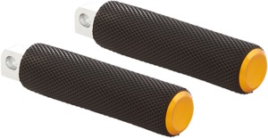 Arlen Ness Knurled Rubber Footpeg Gold