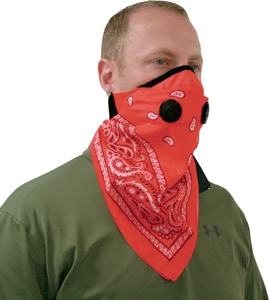 ATV Tek Pro Bandana Dust Mask Red