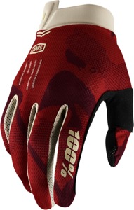 100% iTrack Gloves Terra Small Men's - Lightweight MX gloves in Terra, size Small