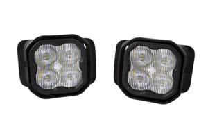 SS3 Pro Type F2 Kit White SAE Fog Lights Pair - Diode Dynamics
