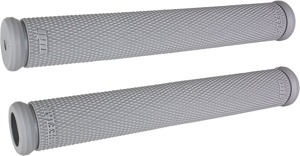 ODI One Piece Grips Grey 8 Inch - 8 inch grey one-piece grips for handlebars
