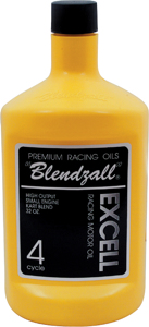 Blendzall Ultra Racing Castor 2T 2-Cycle Oil 1 Gallon - High-performance castor 2T oil, 1 gal. racing formula