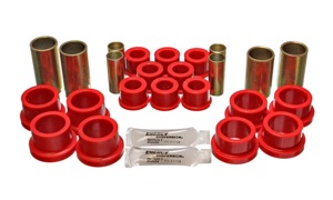 Red Rear Control Arm Bushing Set by Energy Suspension Fits 70-78 240Z/260Z/280Z