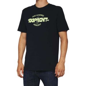 100% Men's Serpico Tee Black Large