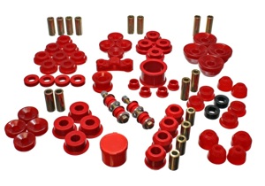 Energy Suspension Red Hyper-Flex Master Bushing Set Fits 90-93 Acura Integra