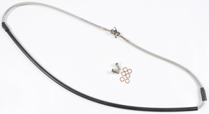 Stainless Steel Front 2-Lines Brake Line Kit - For 03-18 Yamaha YZ85