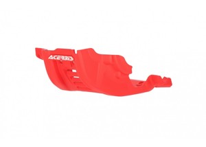 Acerbis Skid Plate Red For Honda CRF300L 2021-2024 - Red skid plate for Honda CRF300L 2021-2024