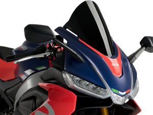 Puig R-Racer Windscreen Black Fits Aprilia RS 660 2021
