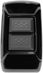 Kuryakyn Enygma Brake Pedal Pad Gloss Black For FL Touring - Gloss Black brake pedal pad for FL Touring