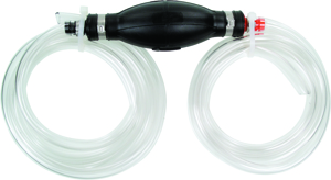 Atlantis Deluxe Siphon Pump Clear Universal - Universal clear siphon pump for liquid transfer