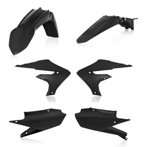 Acerbis Plastic Kit Black For Yamaha YZ250F YZ450F WR250F WR450F YZ250FX YZ450FX