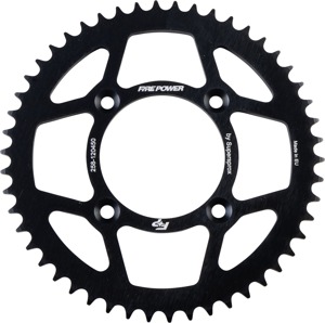 Fire Power Rear Aluminum Sprocket 50T Black For Honda CRF125F/FB, CRF100F, XR100R