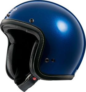 Arai Classic-V Helmet - Small, Metallic Blue - Open face helmet, Gloss Metallic Blue, Size S