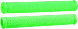 ODI Snow Ruffian Grips Green 8 Inch Pair - Diamond rubber grips for 7/8" handlebars, green