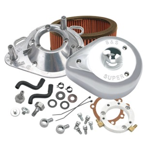 S&S Teardrop Air Cleaner Kit Stock CV Carb Fits 93-06 Big Twin