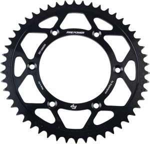 Fire Power Rear Steel Sprocket 50T Black For Gas-Gas 2021-2024 - 50T rear steel sprocket For Gas-Gas 2021-2024